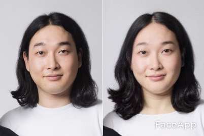アプリで芸能人を性転換させてみるトピ