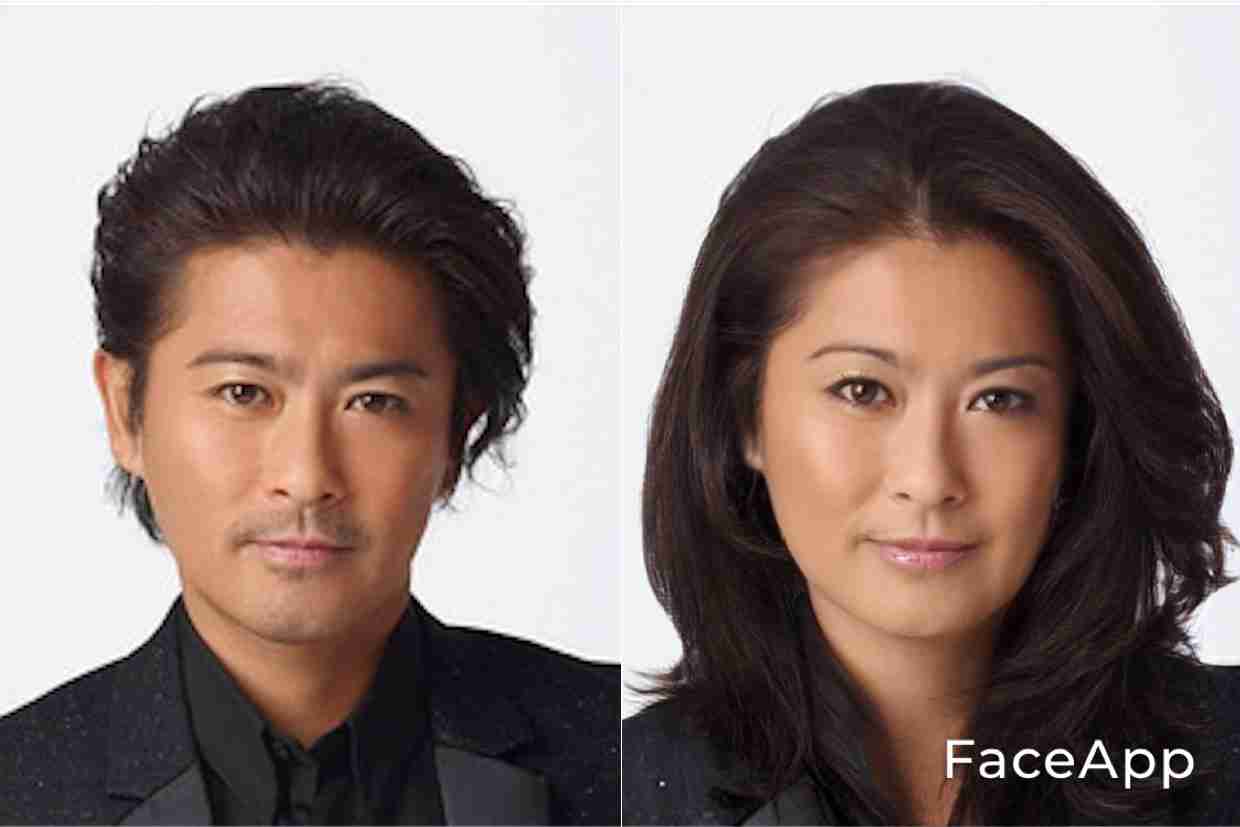 アプリで芸能人を性転換させてみるトピ