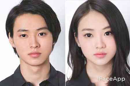 アプリで芸能人を性転換させてみるトピ