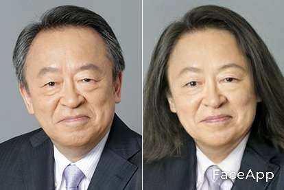 アプリで芸能人を性転換させてみるトピ