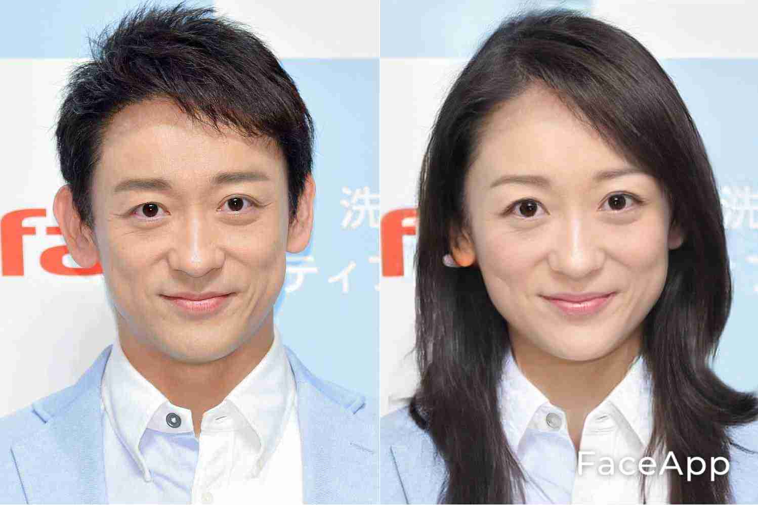 アプリで芸能人を性転換させてみるトピ