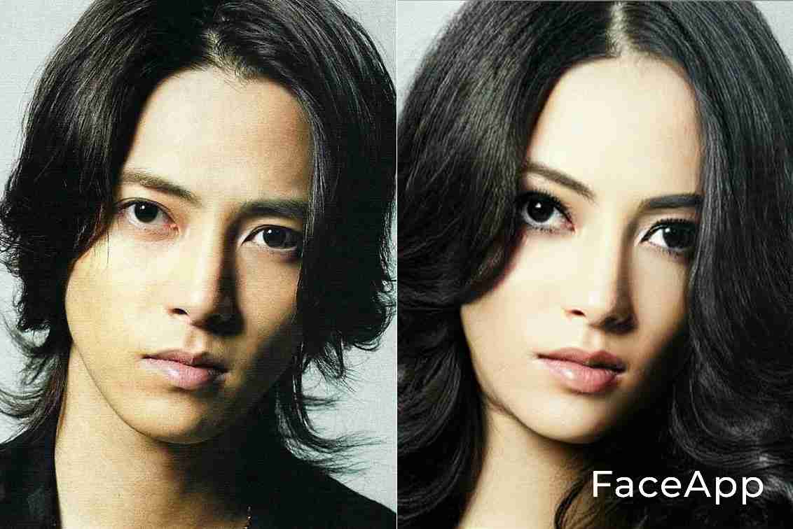 アプリで芸能人を性転換させてみるトピ