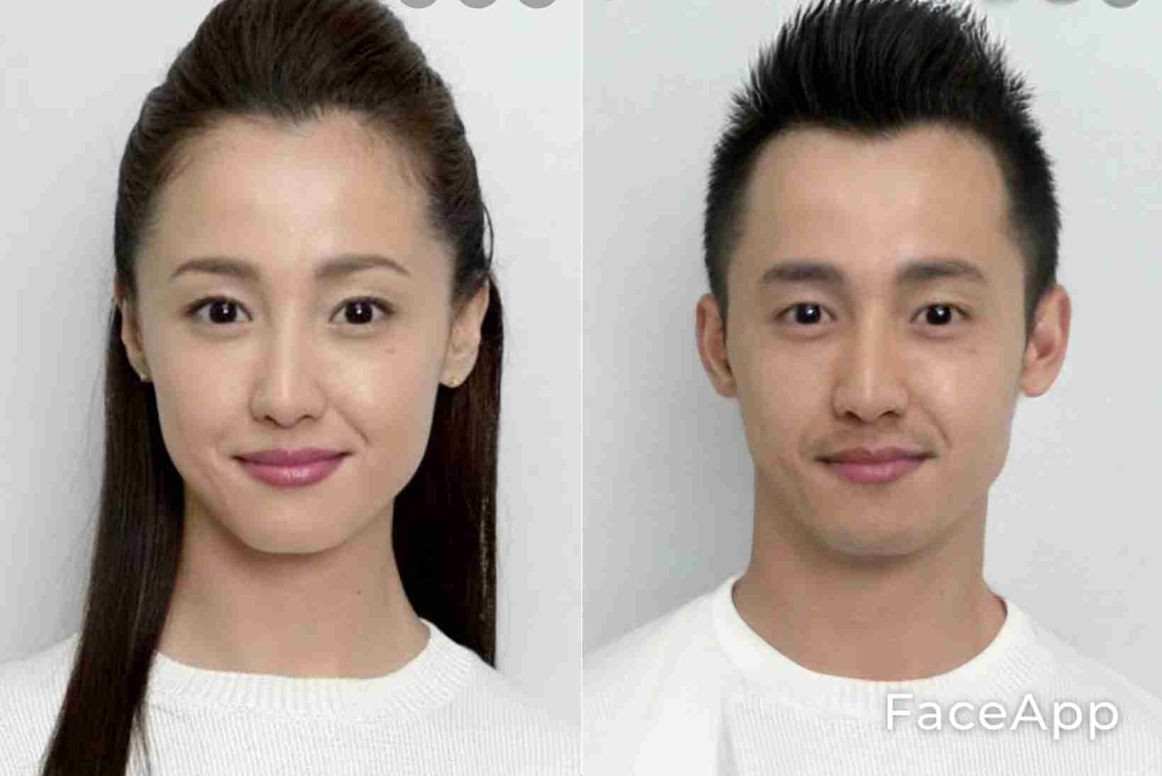 アプリで芸能人を性転換させてみるトピ