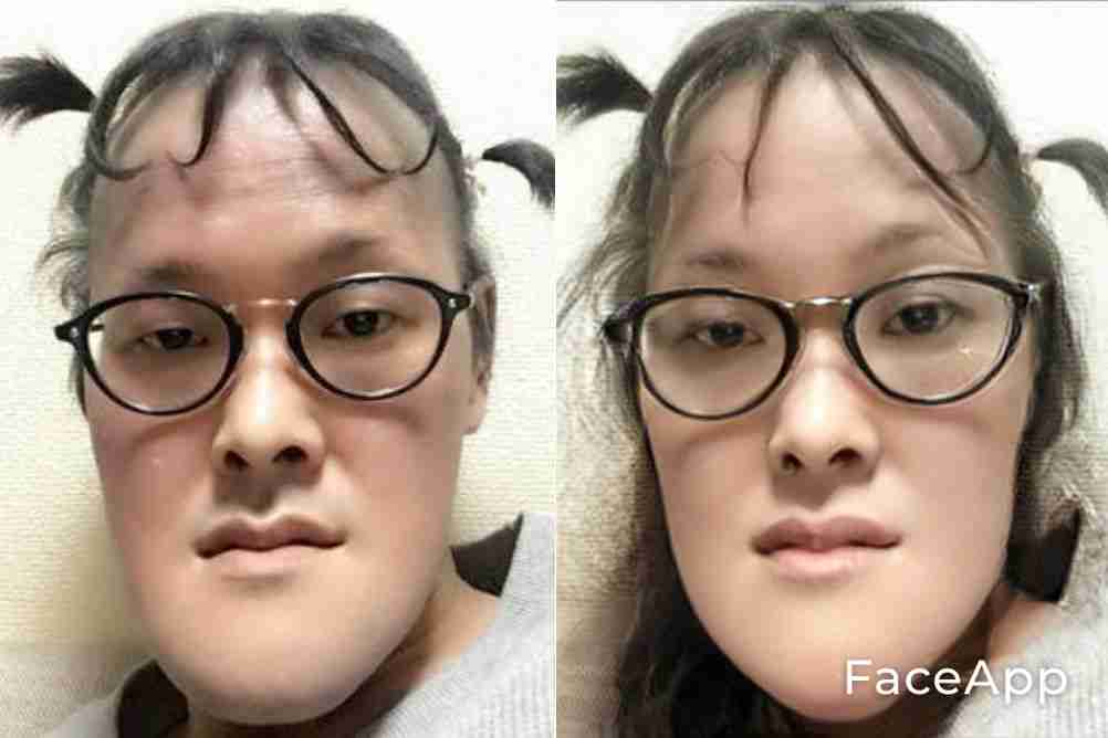 アプリで芸能人を性転換させてみるトピ