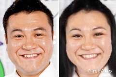 アプリで芸能人を性転換させてみるトピ