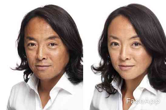 アプリで芸能人を性転換させてみるトピ