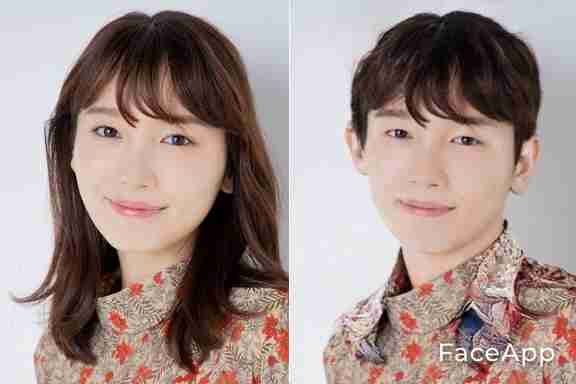 アプリで芸能人を性転換させてみるトピ