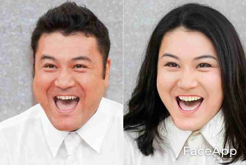 アプリで芸能人を性転換させてみるトピ
