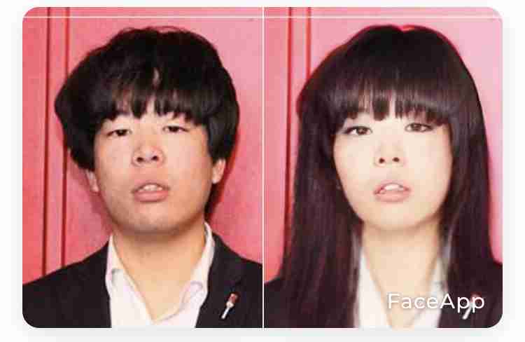 アプリで芸能人を性転換させてみるトピ