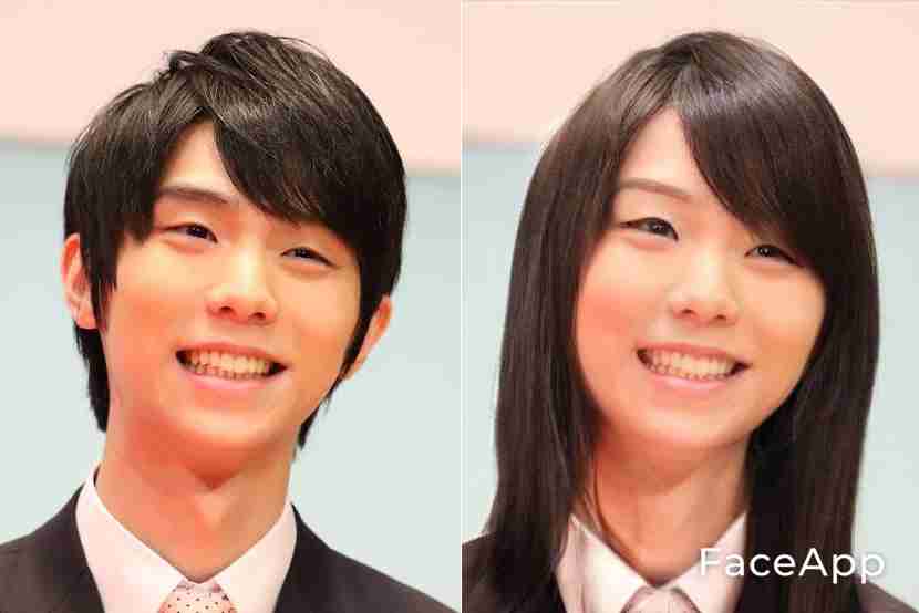 アプリで芸能人を性転換させてみるトピ