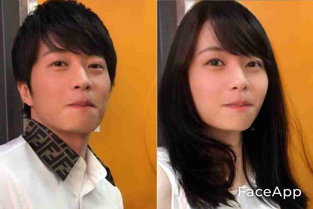 アプリで芸能人を性転換させてみるトピ