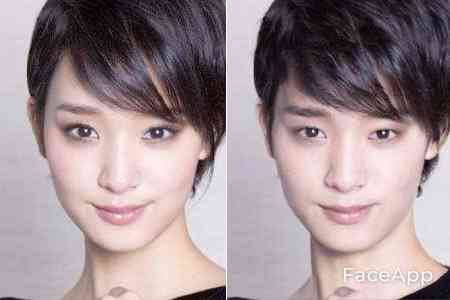 アプリで芸能人を性転換させてみるトピ