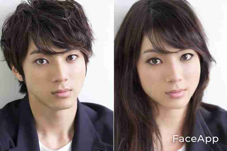 アプリで芸能人を性転換させてみるトピ