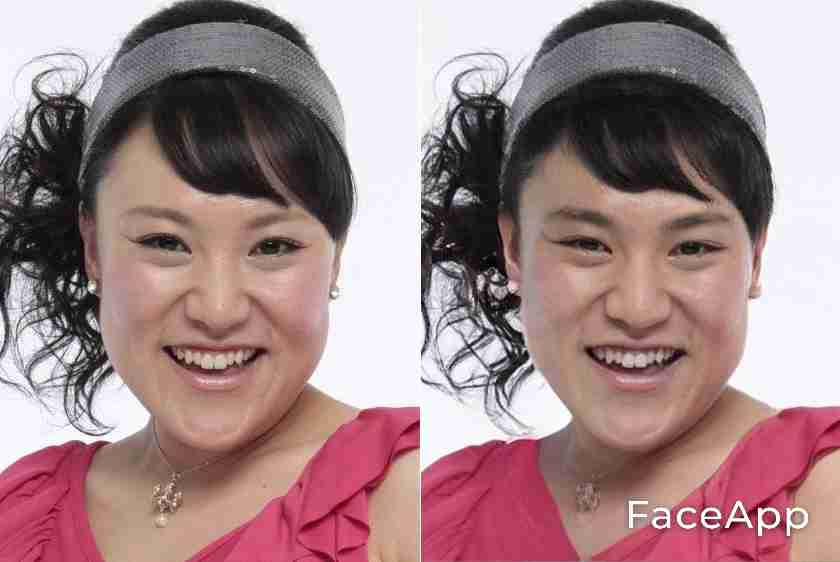 アプリで芸能人を性転換させてみるトピ