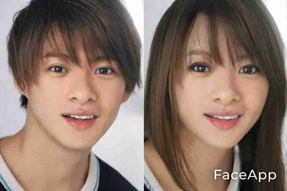 アプリで芸能人を性転換させてみるトピ
