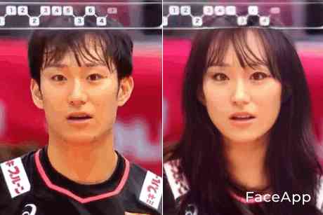 アプリで芸能人を性転換させてみるトピ