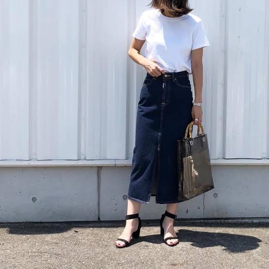 骨格ウェーブの夏服