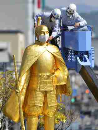 人以外のマスク着用画像