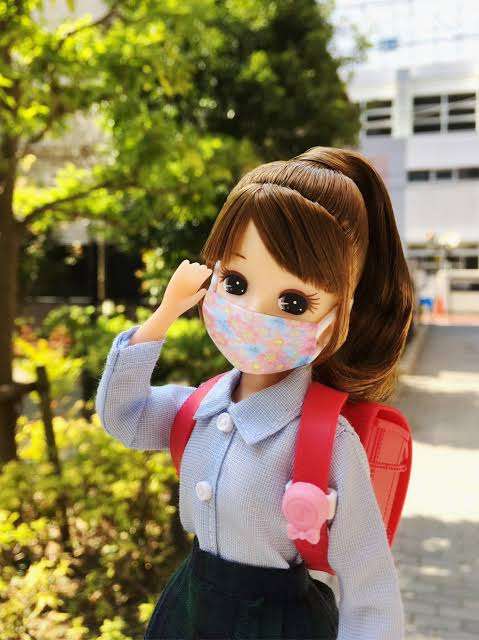 人以外のマスク着用画像