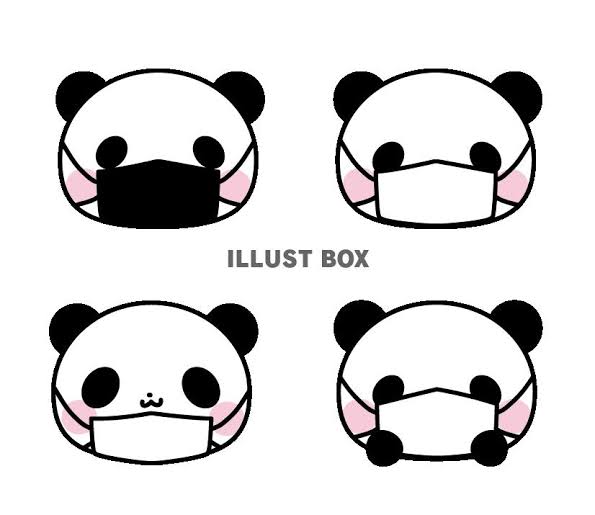 人以外のマスク着用画像