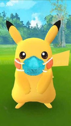 人以外のマスク着用画像