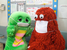 人以外のマスク着用画像