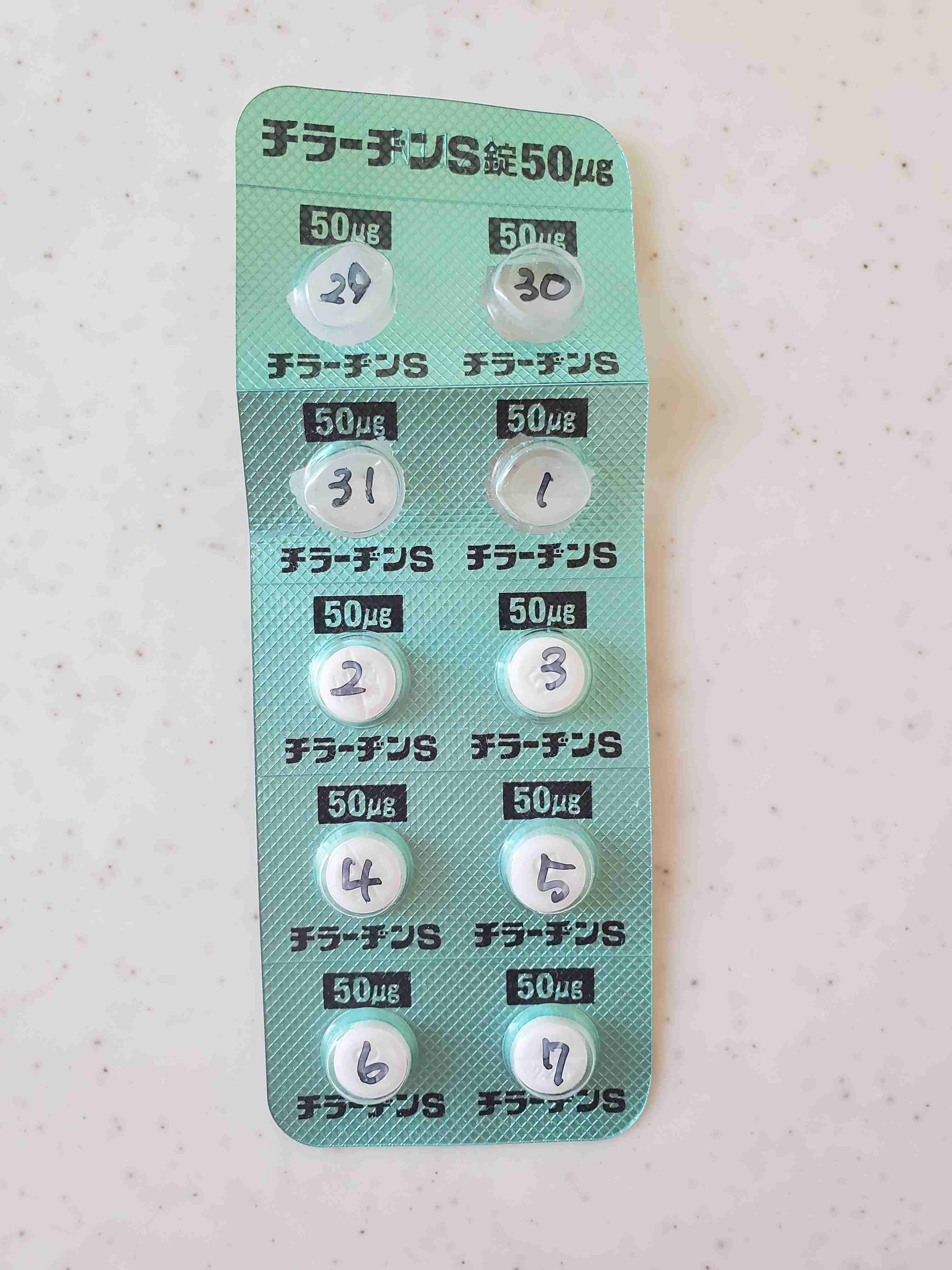 一生毎日薬を飲まないといけない人