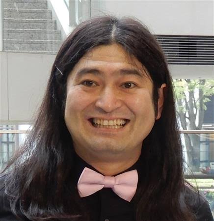 センター分けが似合っている人の画像