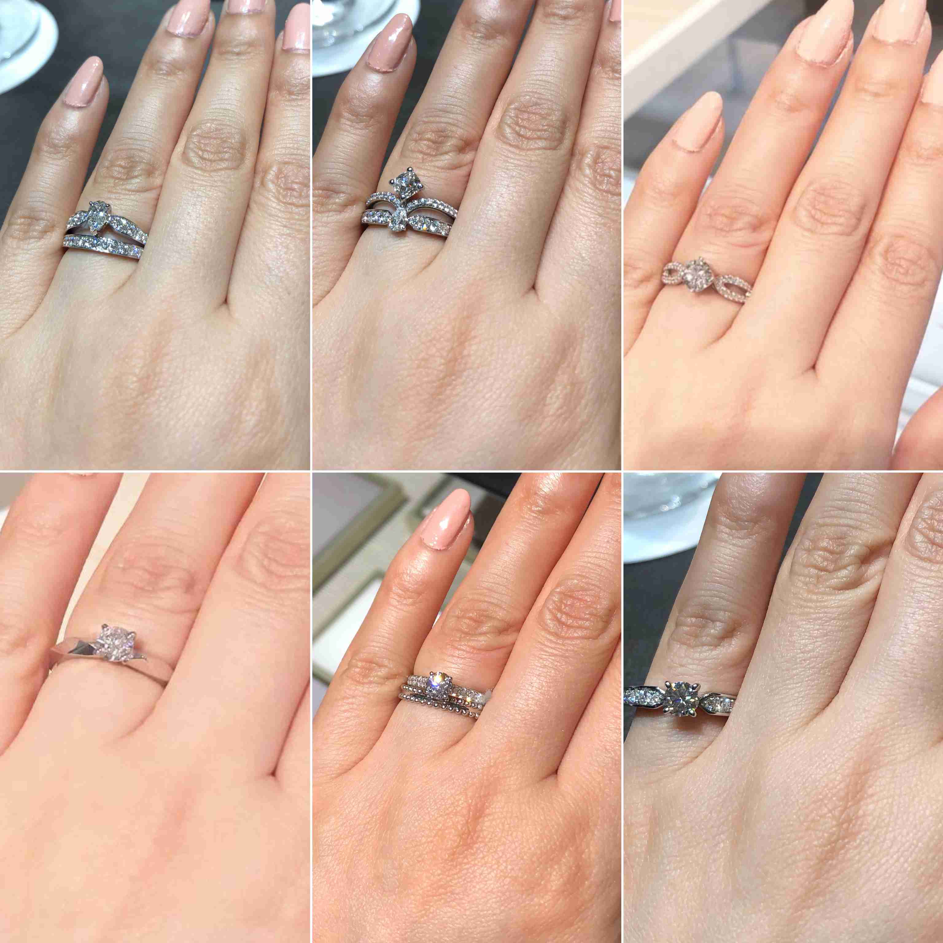 色んな婚約指輪見せてください!