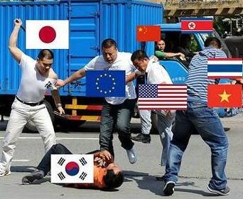 米の黒人死亡事件抗議デモ 大阪でも1000人が大通りを行進