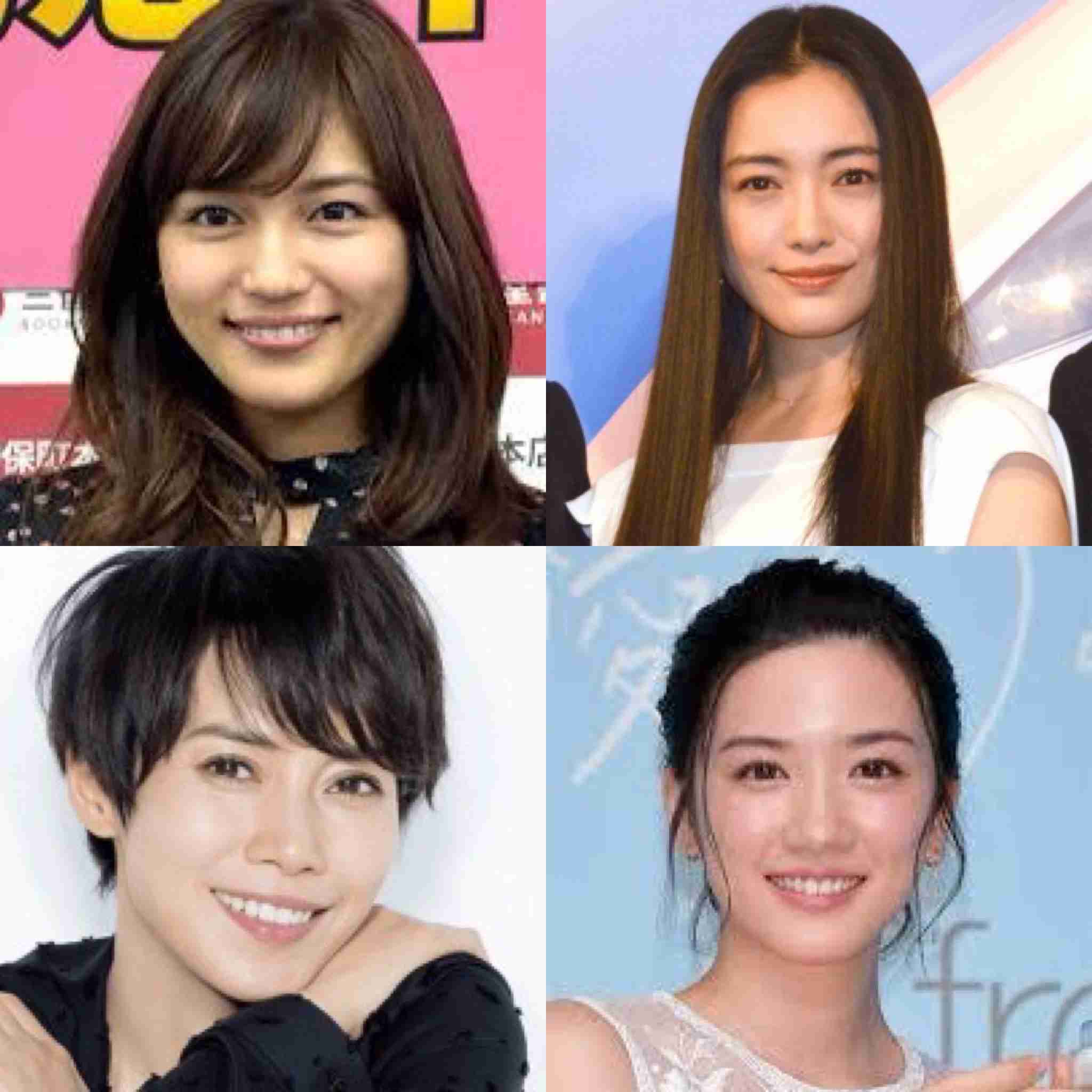 好きな顔4人集めてみた！【女性編】part2