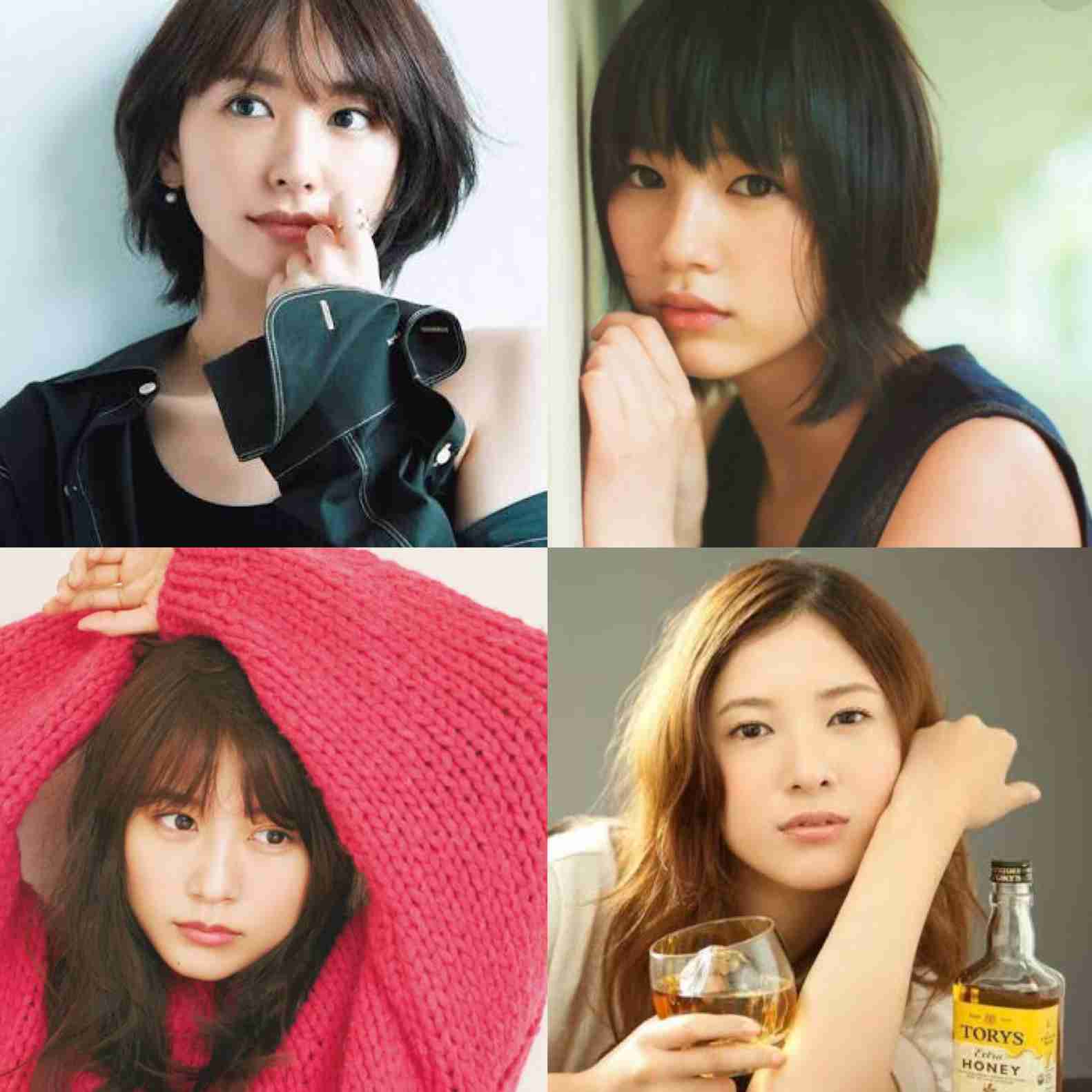 好きな顔4人集めてみた！【女性編】part2
