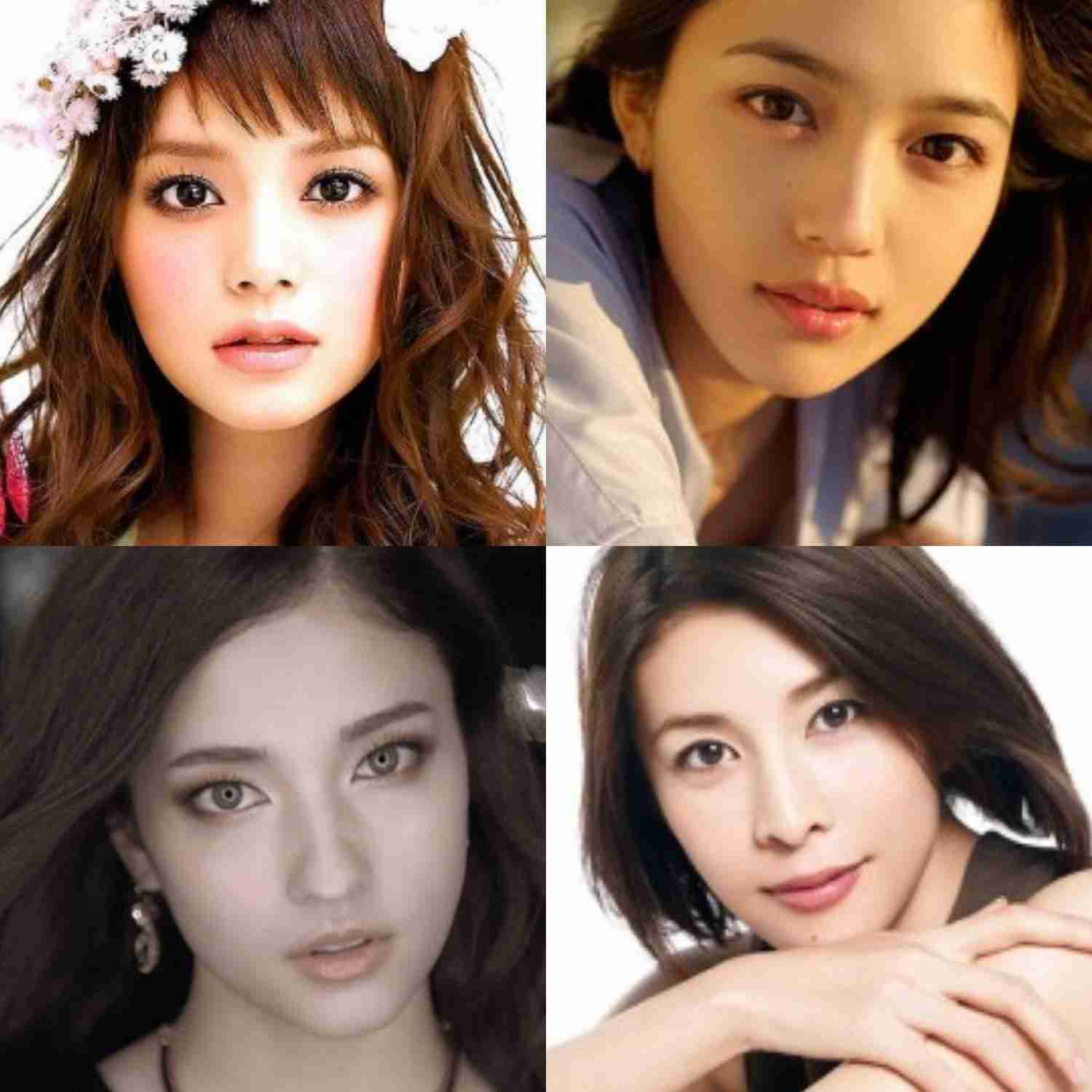 好きな顔4人集めてみた！【女性編】part2