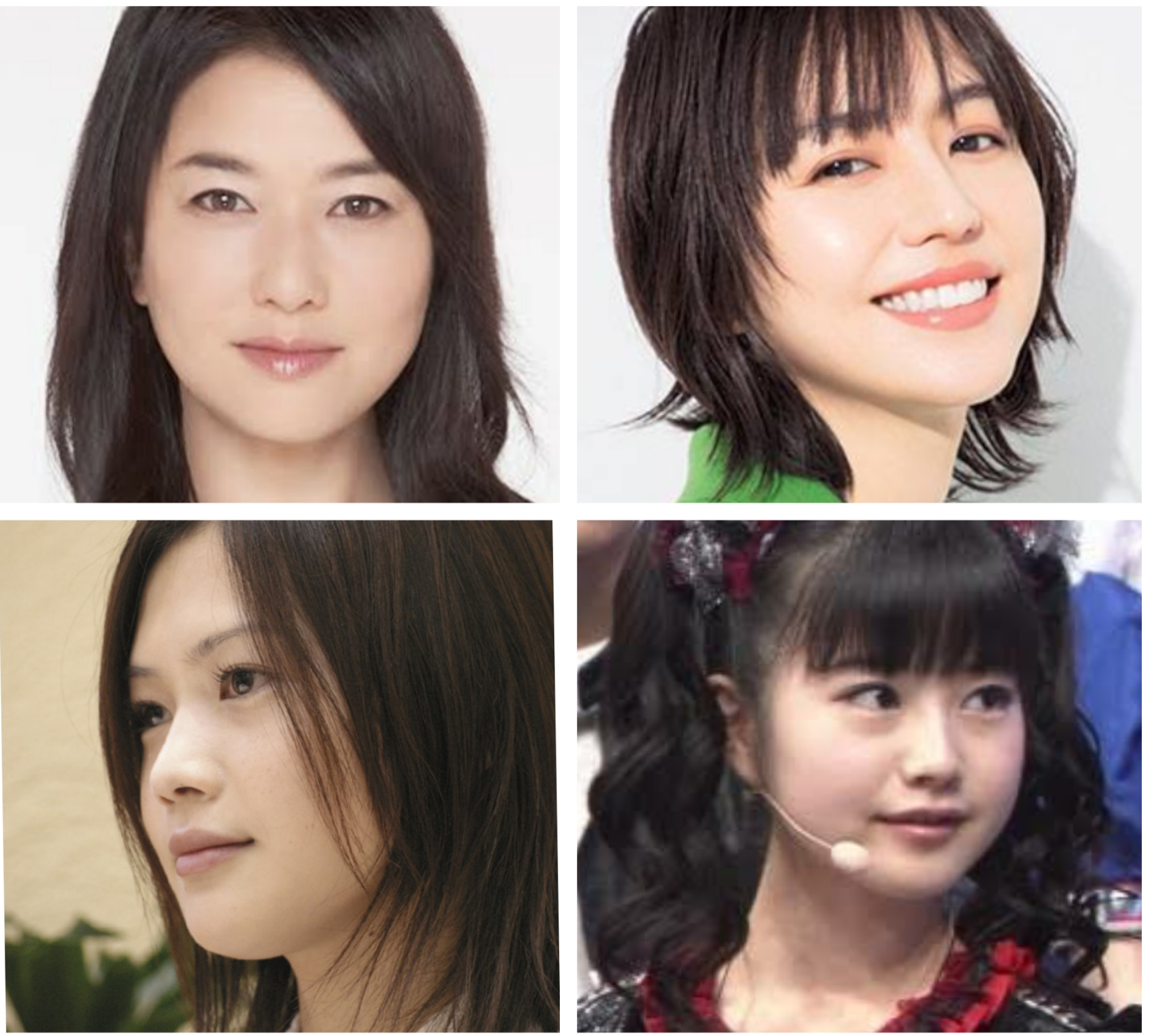 好きな顔4人集めてみた！【女性編】part2