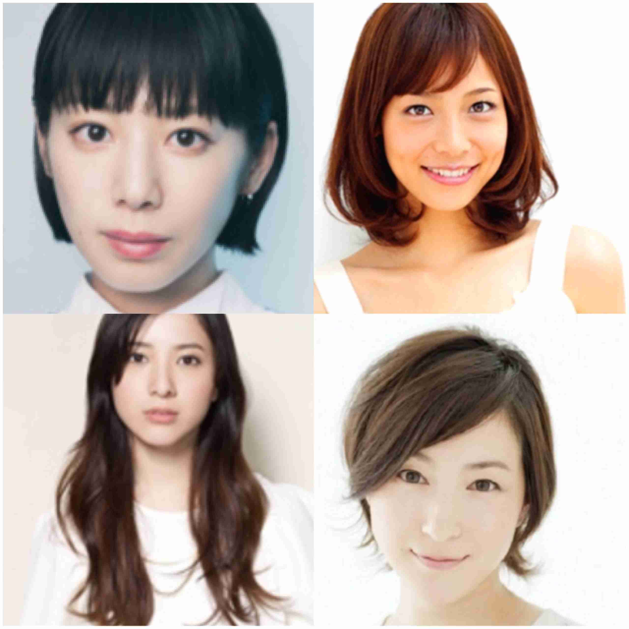 好きな顔4人集めてみた！【女性編】part2