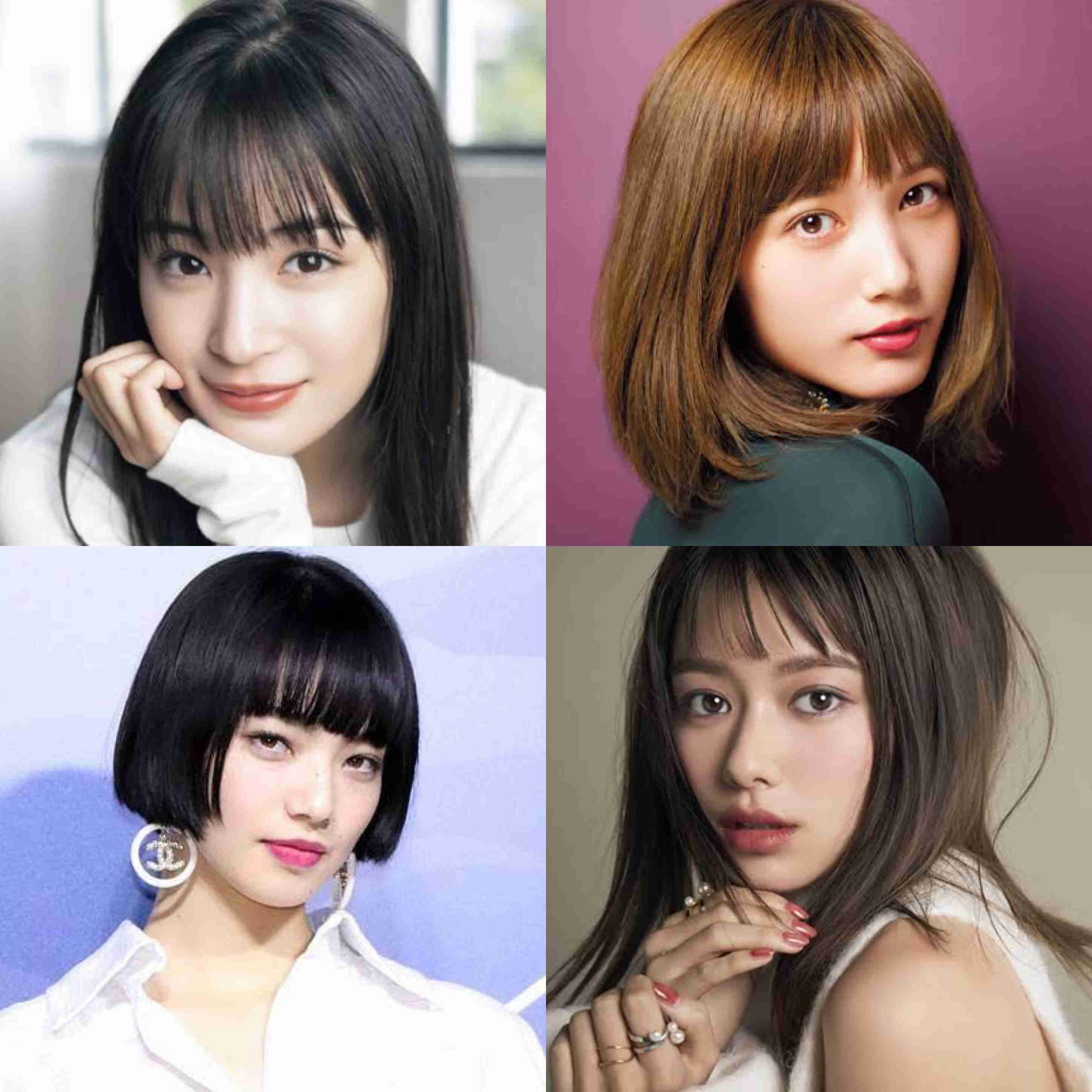 好きな顔4人集めてみた！【女性編】part2