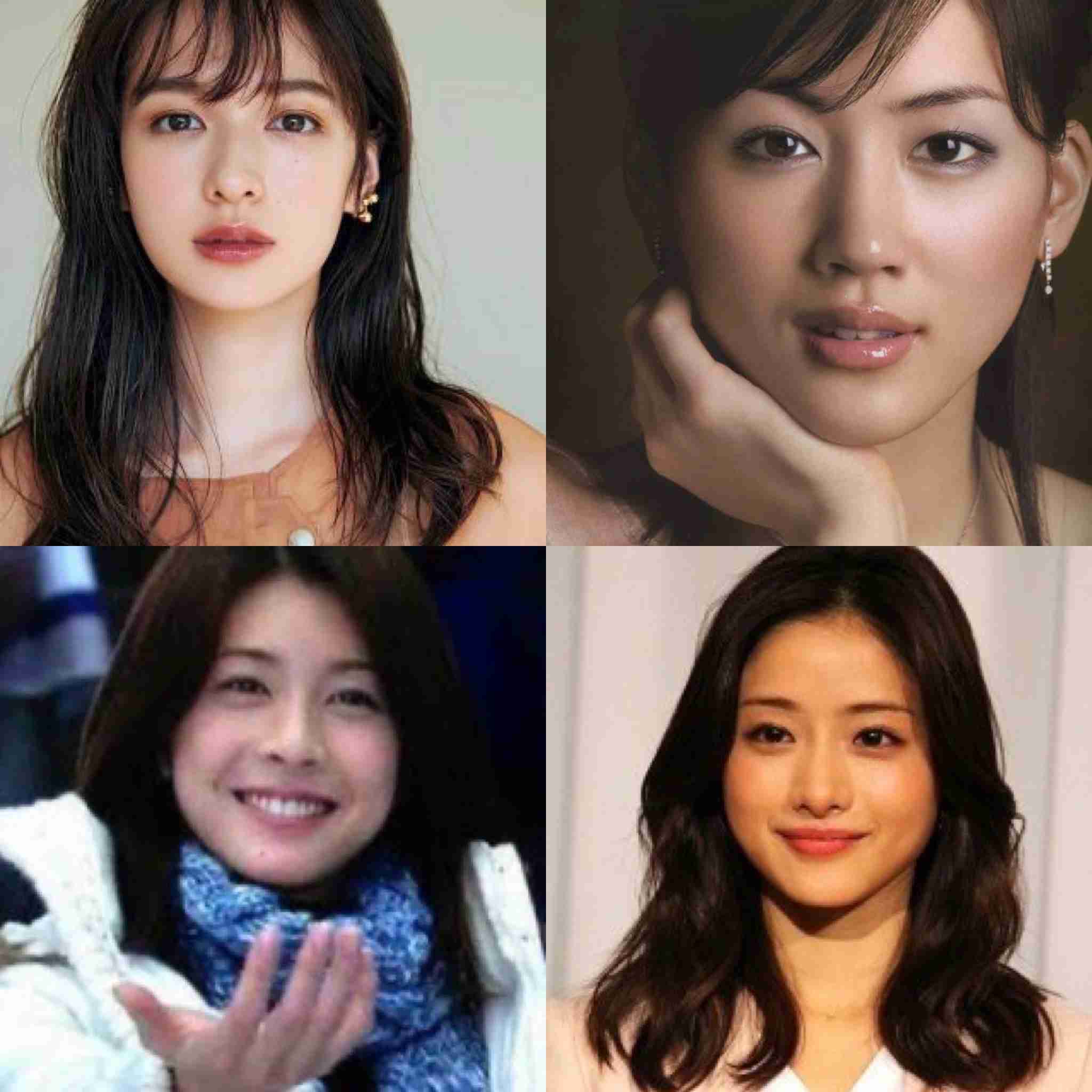 好きな顔4人集めてみた！【女性編】part2