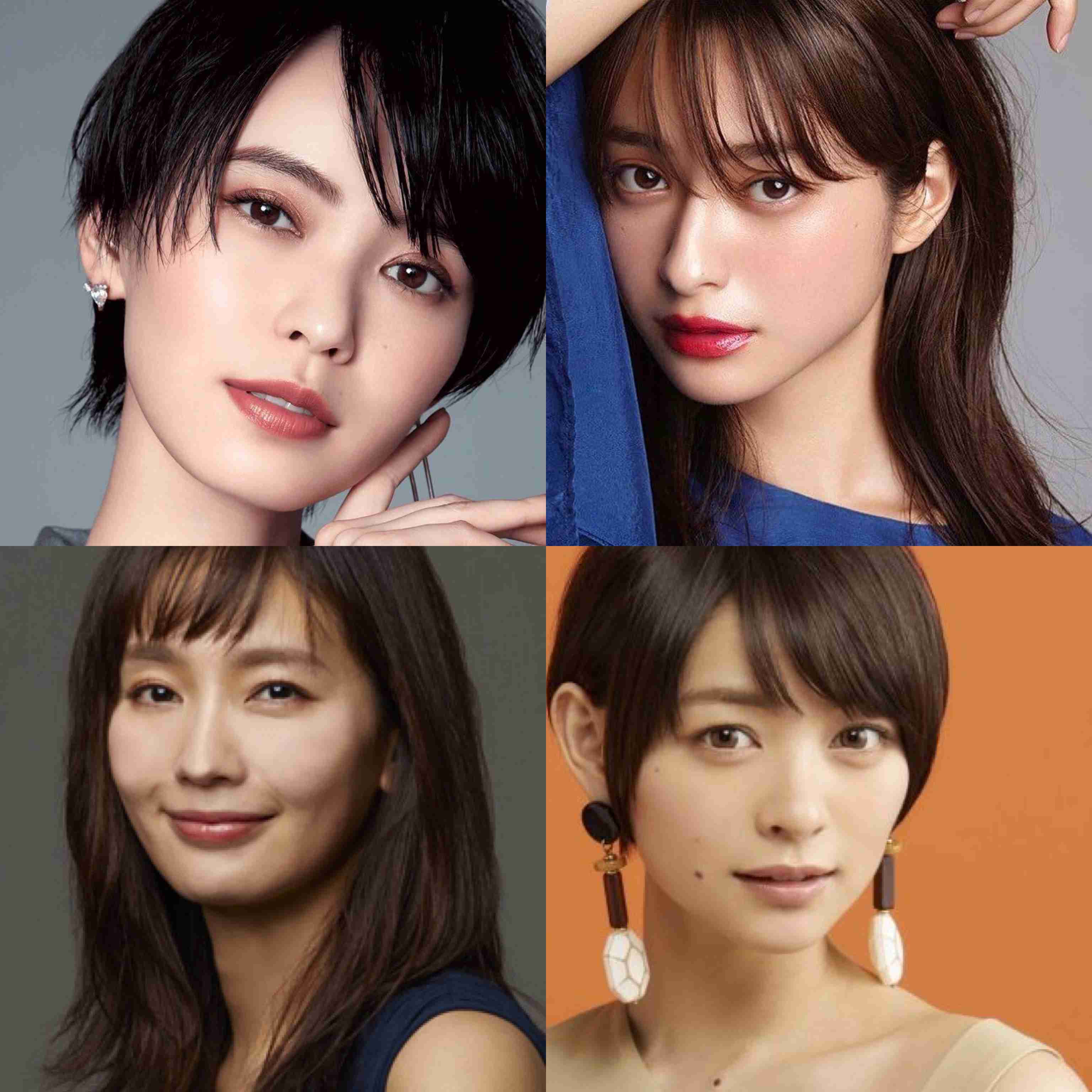 好きな顔4人集めてみた！【女性編】part2