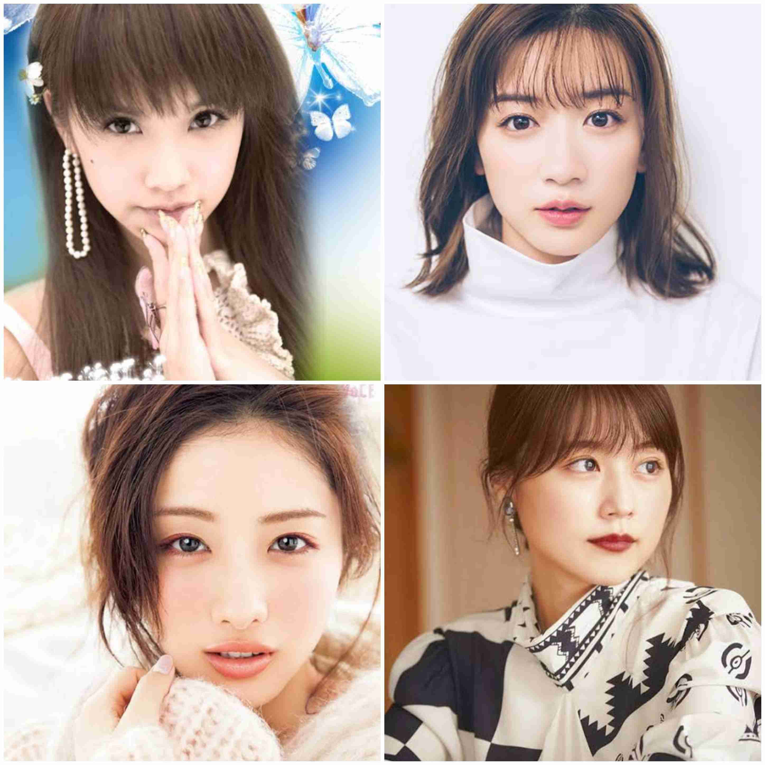 好きな顔4人集めてみた！【女性編】part2