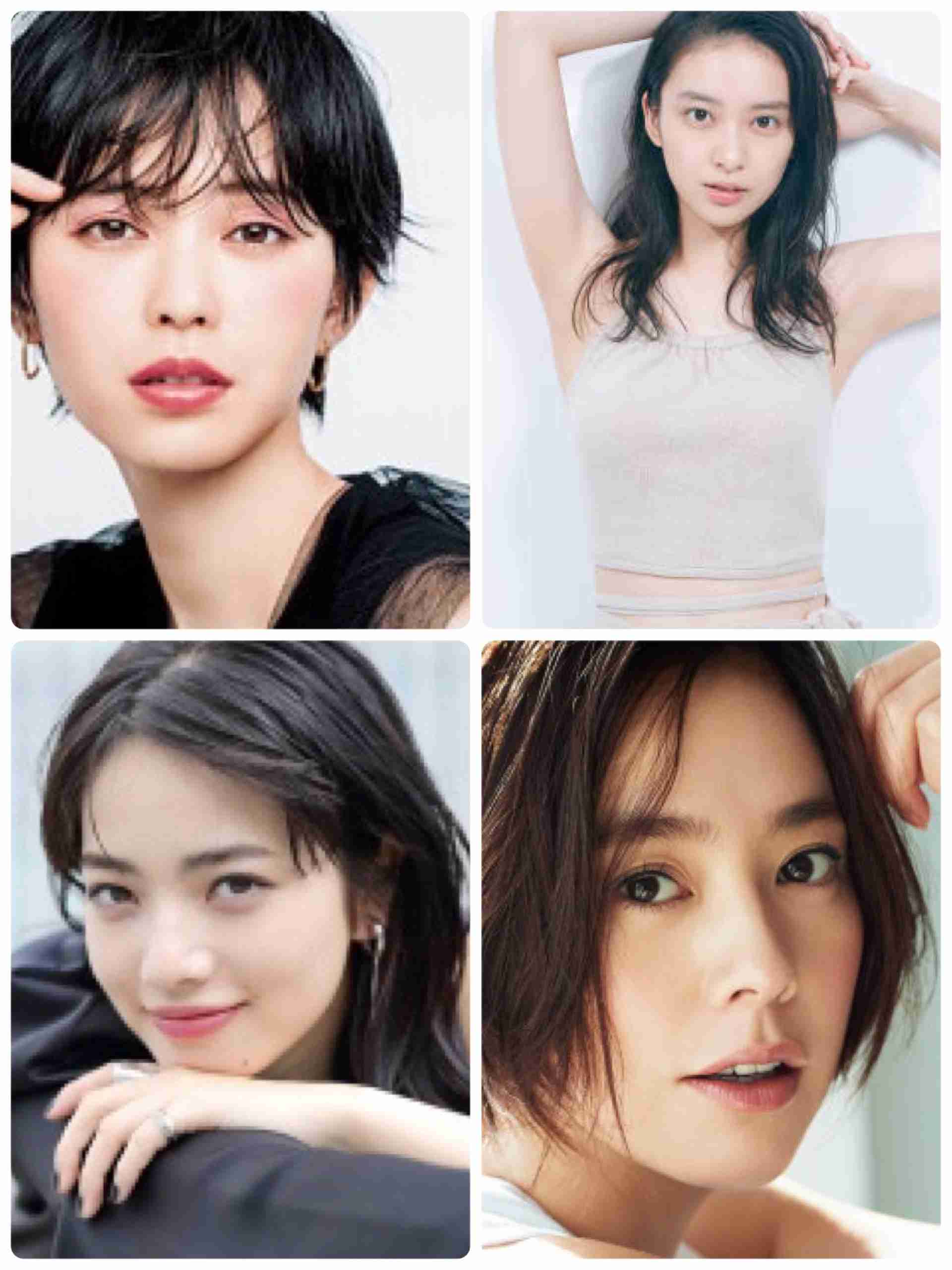 好きな顔4人集めてみた！【女性編】part2