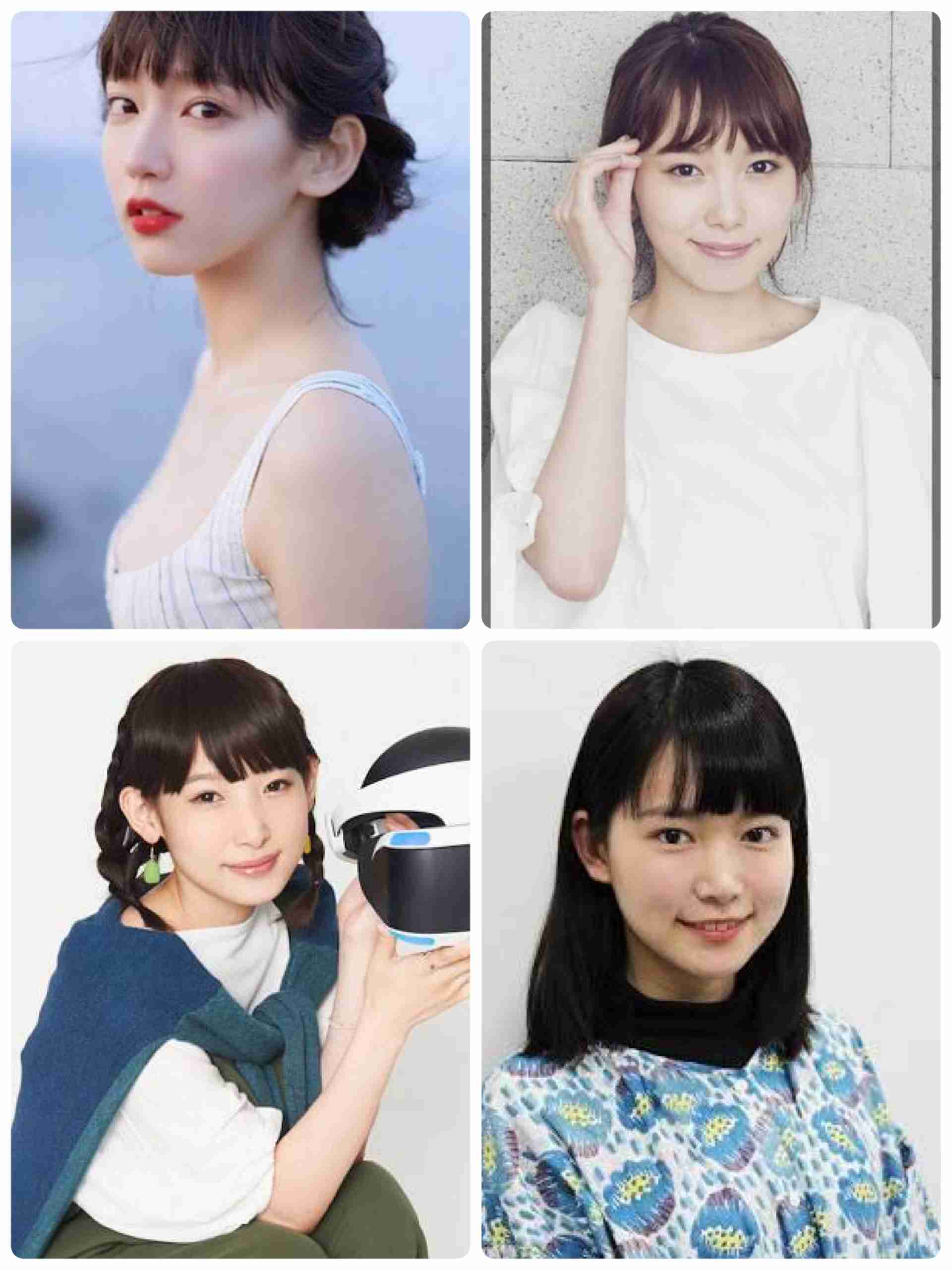 好きな顔4人集めてみた！【女性編】part2