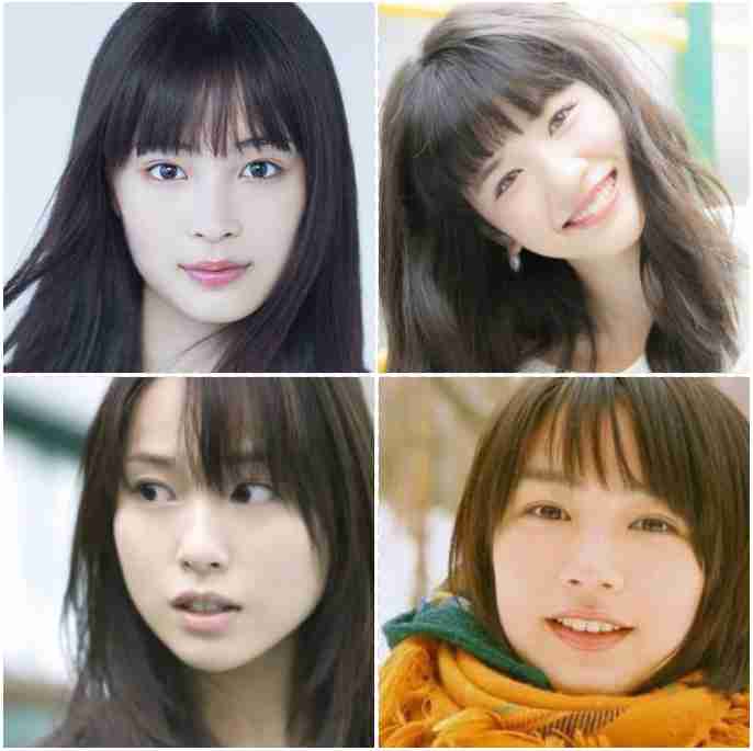 好きな顔4人集めてみた！【女性編】part2