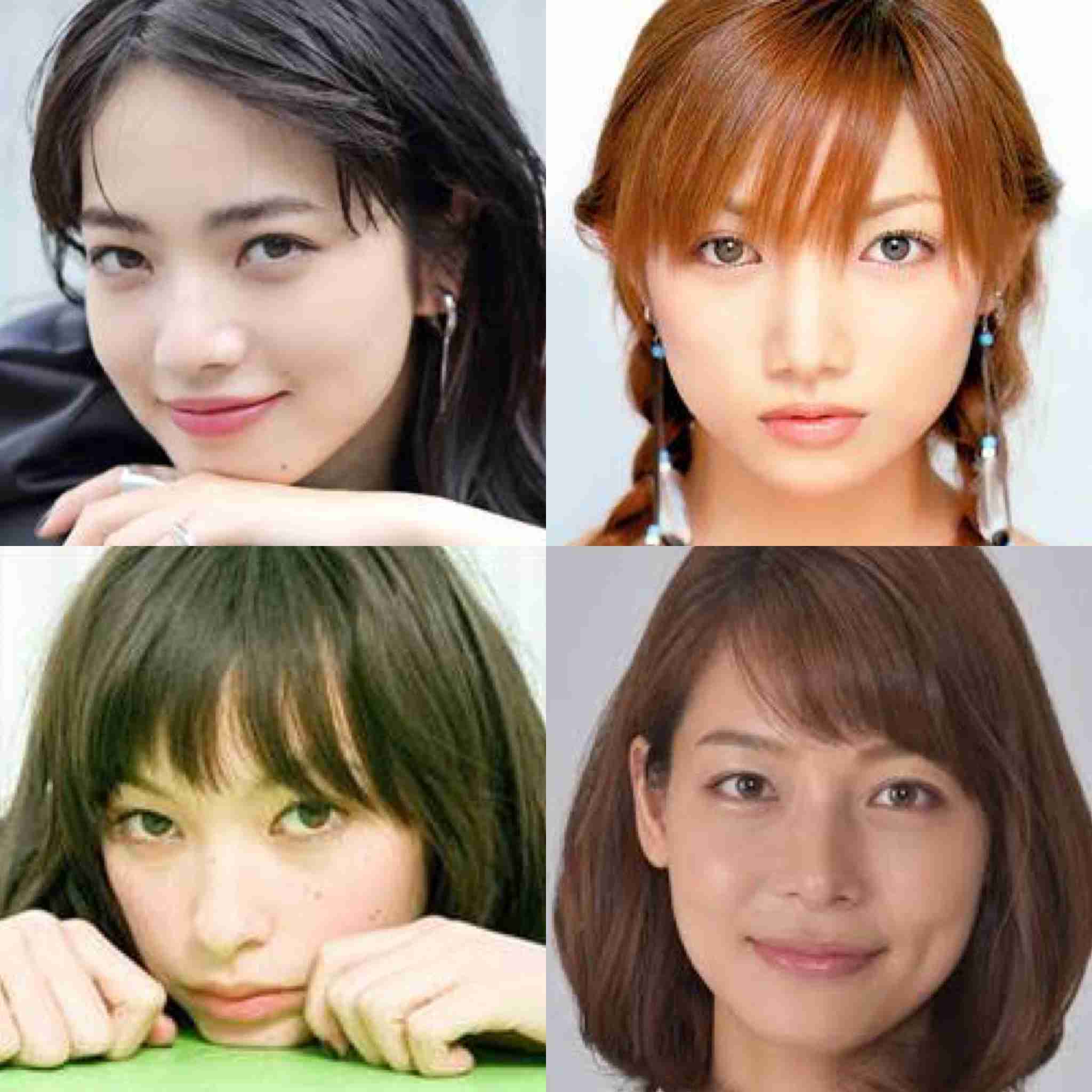好きな顔4人集めてみた！【女性編】part2