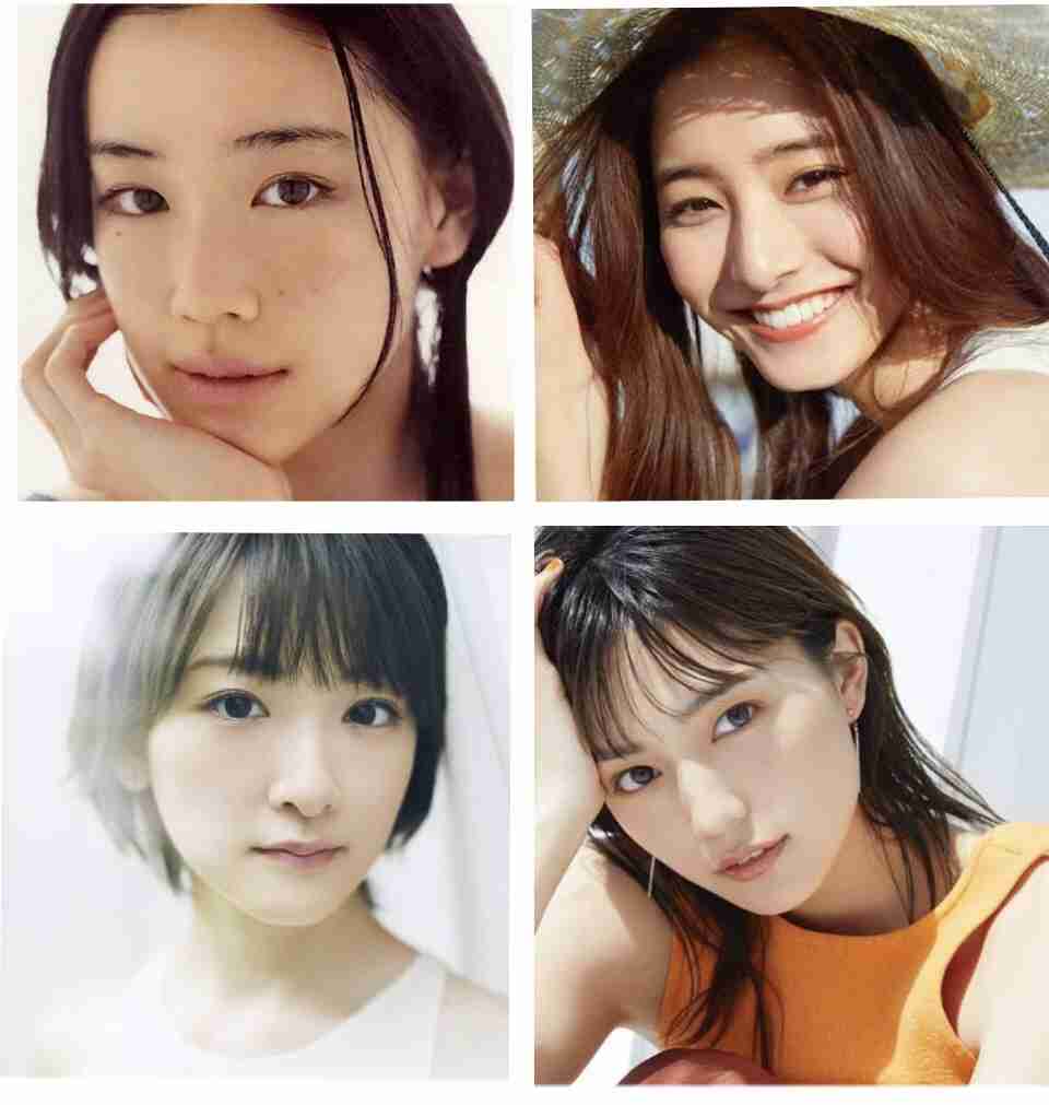 好きな顔4人集めてみた！【女性編】part2