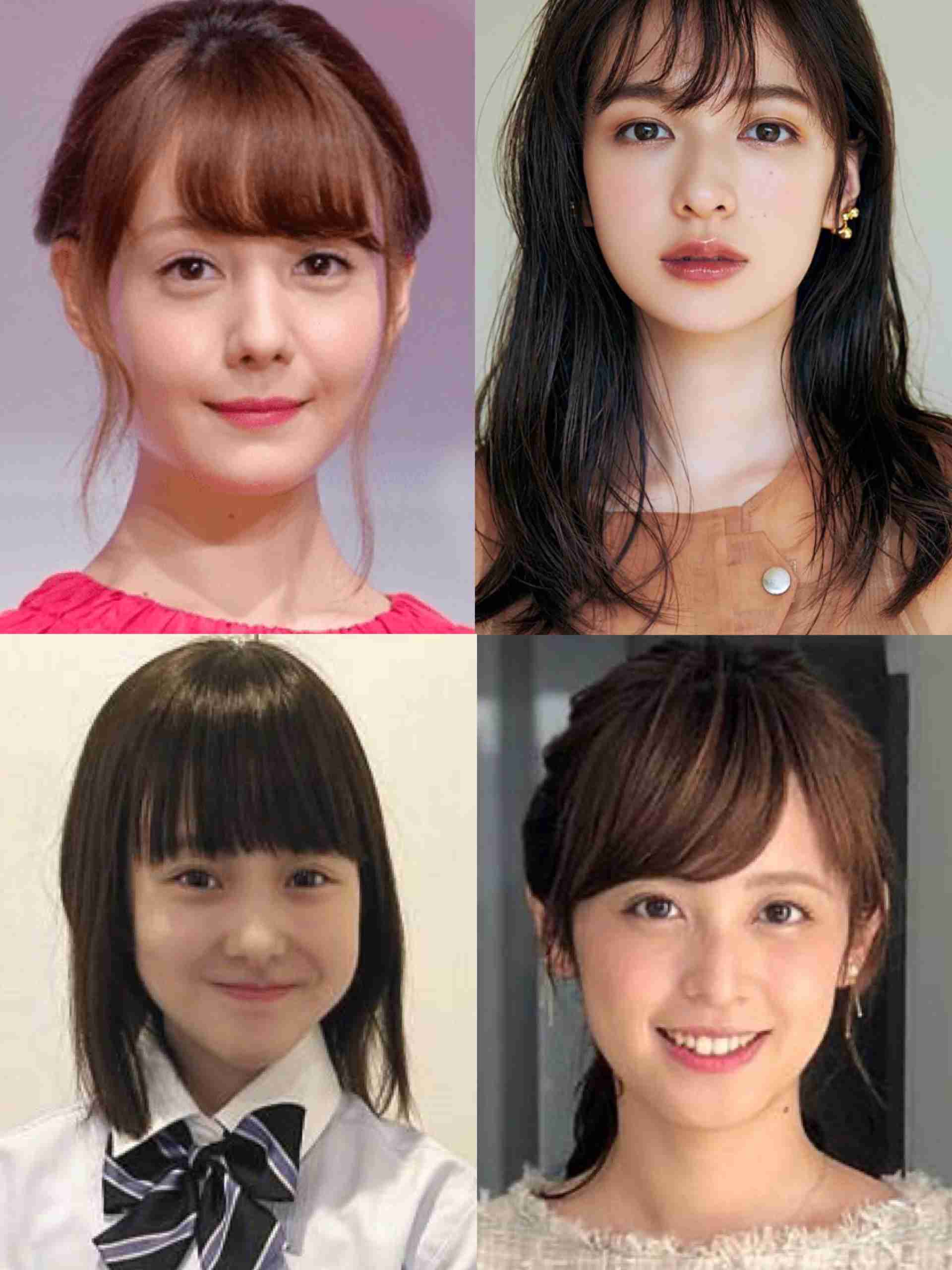 好きな顔4人集めてみた！【女性編】part2