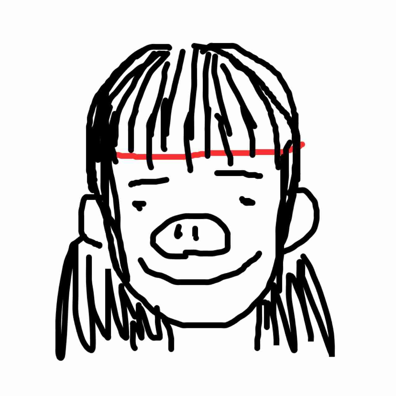 頭が大きい人の麦わら帽子