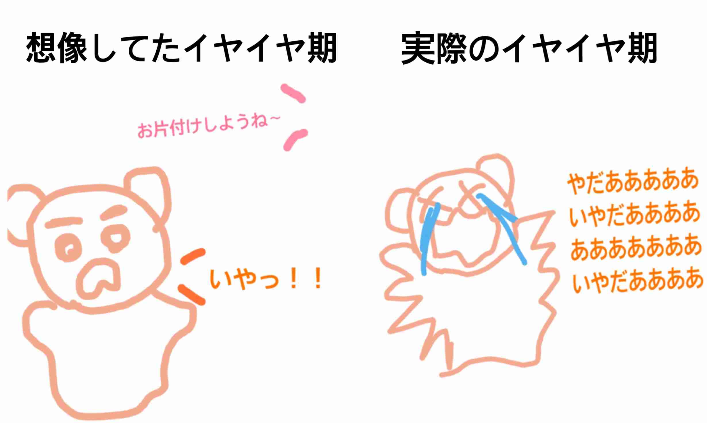 育児書と現実は違う！と思った事