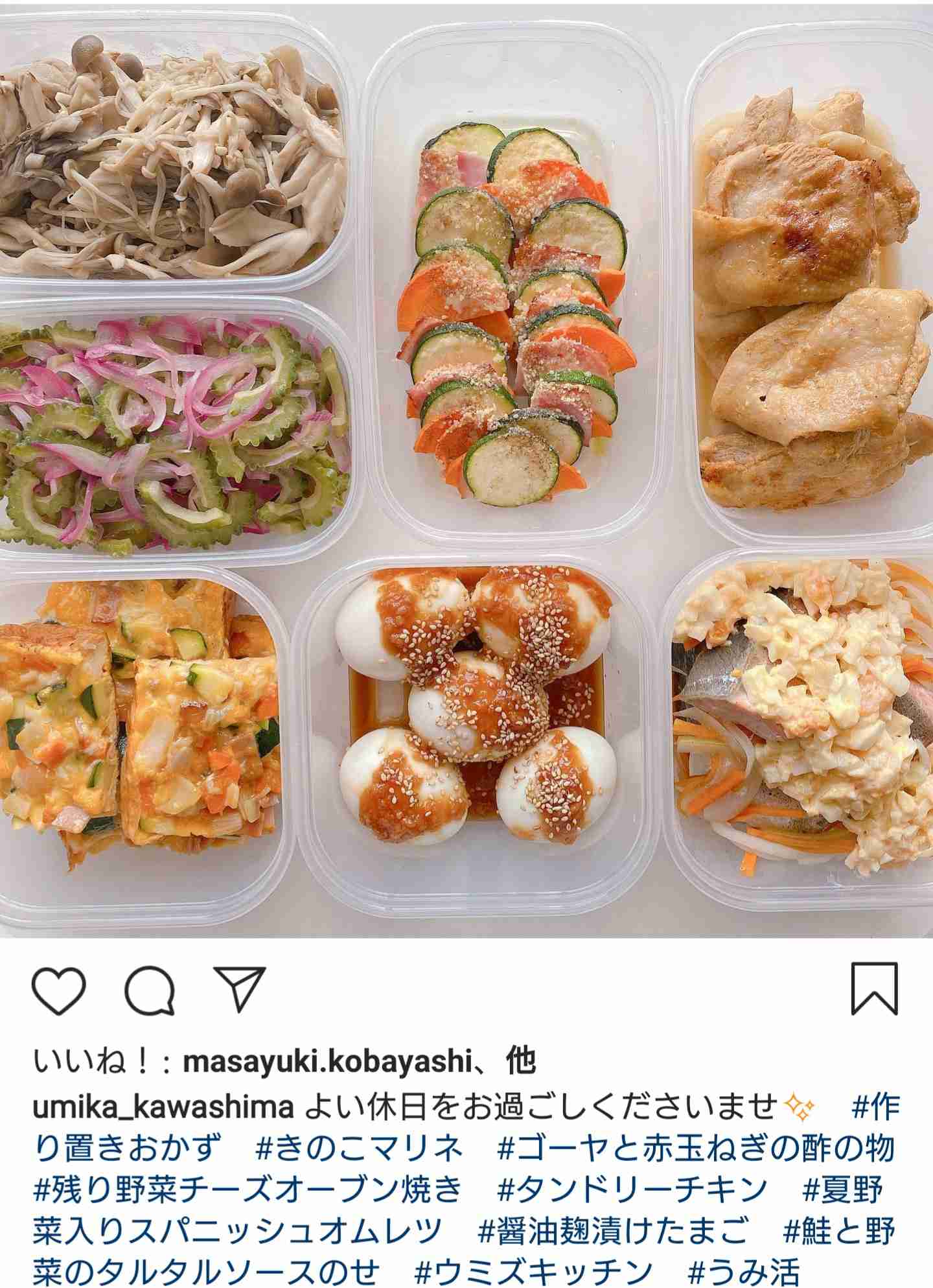 川島海荷 夏にぴったり作り置きおかず披露 ファン絶賛「通販して」「食べたい」「本出して」