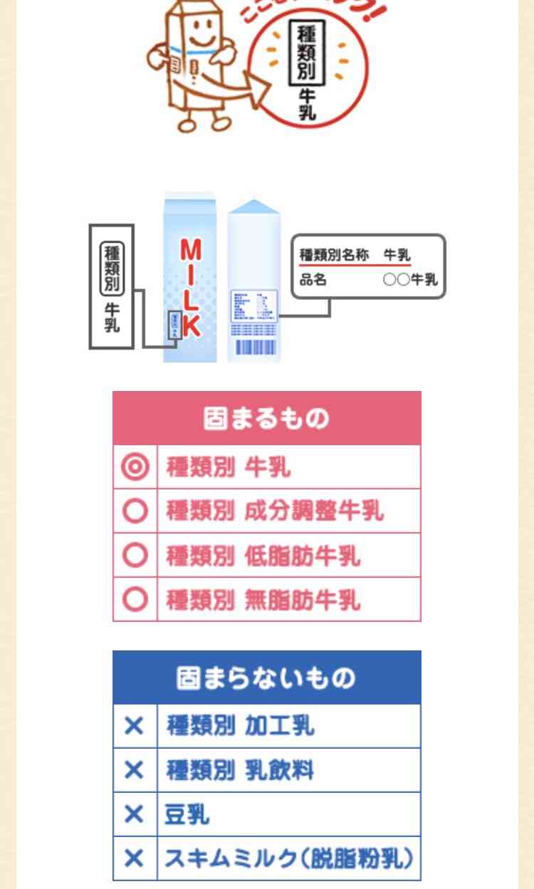 【種類】牛乳の選び方