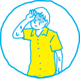 暑さにやられたか…謎行動